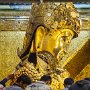 Mandalay-Mahamuni temple-puttinj gold foil on buddha-